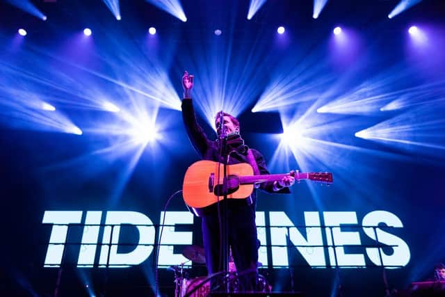 Tide Lines singer Robert Robertson performed in Princes Street Gardens during Edinburgh's recent Hogmanay festival. 
Picture: Roberto Ricciuti