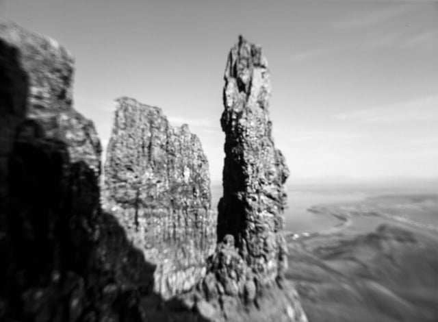 The Broken Land (An Tir Briste) brings together a series of images made on the Isle of Skye and the St Kilda archipelago in 2012.