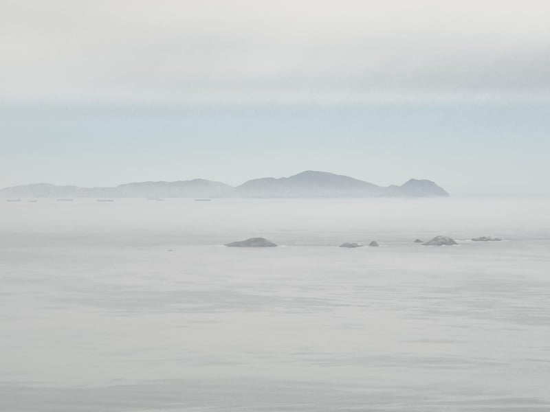 Dinnae fret (don't fear) if you see an incoming fret - this is a piercingly cold and damp mist coming in from the sea.