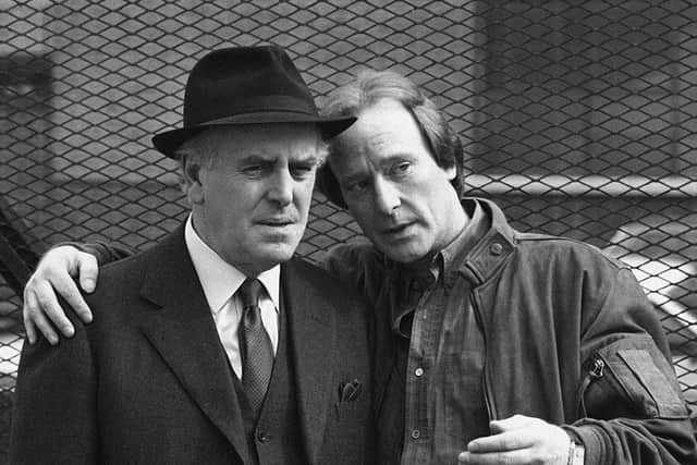 Waterman with co-star George Cole in Minder  (Picture: /Express Newspapers/Getty)