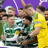Celtic won a world record-breaking eighth domestic treble. (Photo by Craig Williamson / SNS Group)