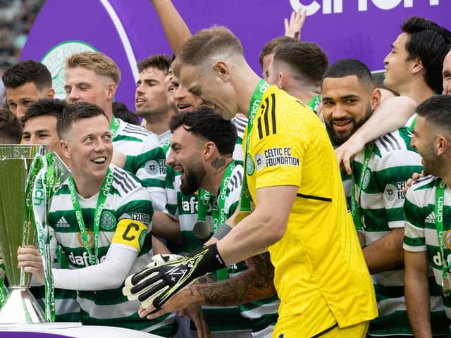 Celtic won a world record-breaking eighth domestic treble. (Photo by Craig Williamson / SNS Group)