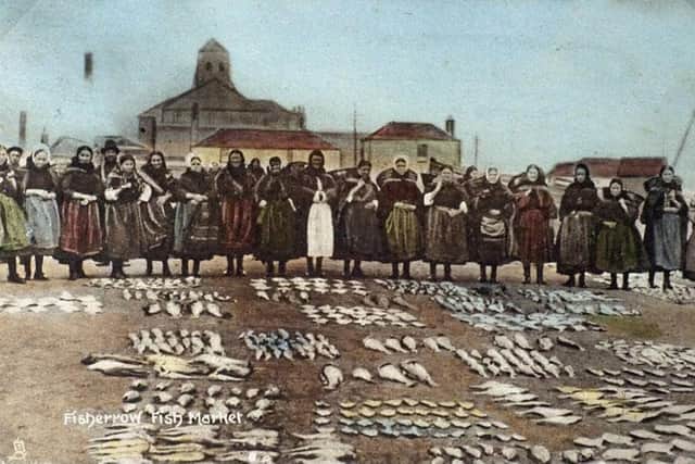 The Fisherrow fishwives at Musselburgh Fish Market. PIC: John Gray Centre, East Lothian Council.