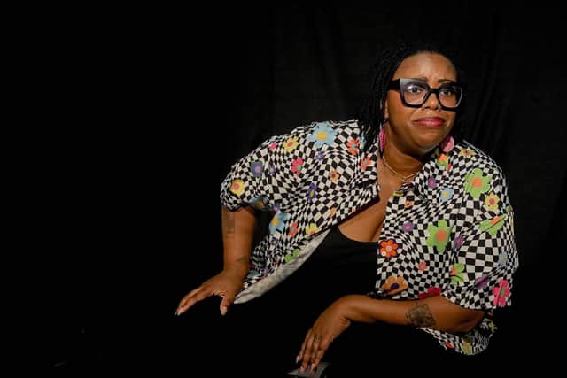 Ansa Edim performs her debut solo storytelling show Is This Normal? at the 2024 Edinburgh Festival Fringe.