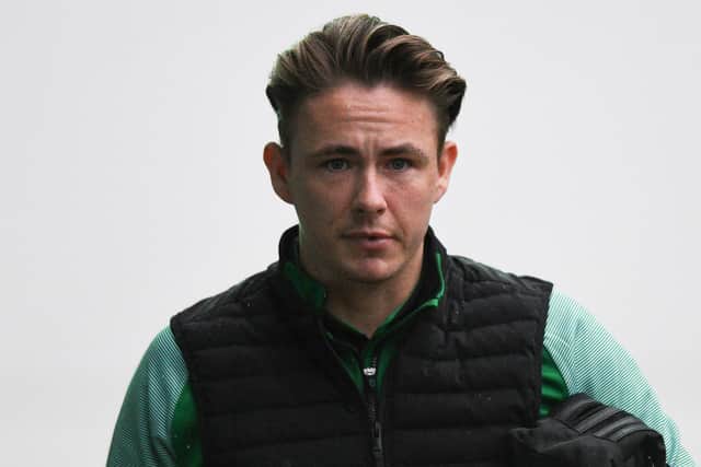 Hibs midfielder Scott Allan is reportedly in talks with Kilmarnock.  (Photo by Mark Scates / SNS Group)