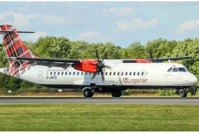 The Loganair flights are grounded for three months