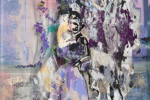 Anna Louise Simpson's 'Lady Z [Cyber Baroque]' is just one of the paintings the artist has successfully created and adapted as NFTs