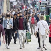 Shoppers pictured on Edinburgh's famous Princes Street. Picture: Jane Barlow/PA Wire
