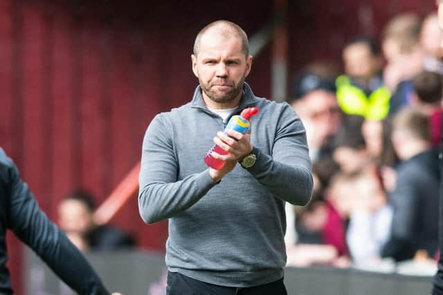 Hearts have sacked manager Robbie Neilson after a run of five straight defeats. (Photo by Mark Scates / SNS Group)