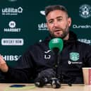 Lee Johnson looks back with regret at Hibs' exit from the Viaplay Cup.