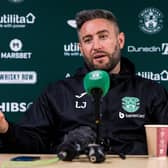 Lee Johnson looks back with regret at Hibs' exit from the Viaplay Cup.