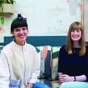 Yvonne Elliott-Kellighan, left, with Marion Parola. Image: Penny Hardie