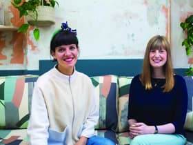 Yvonne Elliott-Kellighan, left, with Marion Parola. Image: Penny Hardie