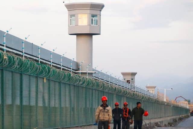 One of the detainment camps the UN has accused China of Uighur rights abuses in