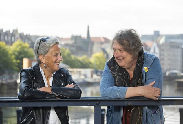 Lesley Orr and Jo Clifford at The Shore in Leith PIC: Andrew O'Brien / JPI Media