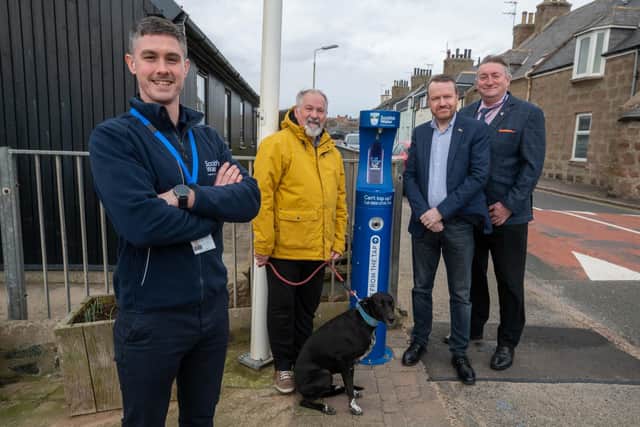 Cruden Bay Top Up Tap served up 5678 litres this summer. (Pic: Michael Traill)