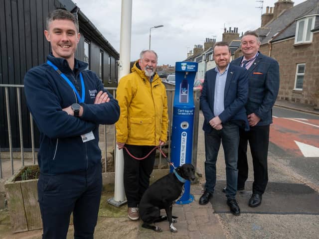 Cruden Bay Top Up Tap served up 5678 litres this summer. (Pic: Michael Traill)
