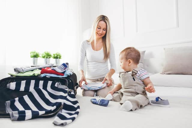 Avoid packing mistakes by using dividers and remembering a separate laundry bag and first aid kit, especially if travelling with family. Pic: Alamy/PA.