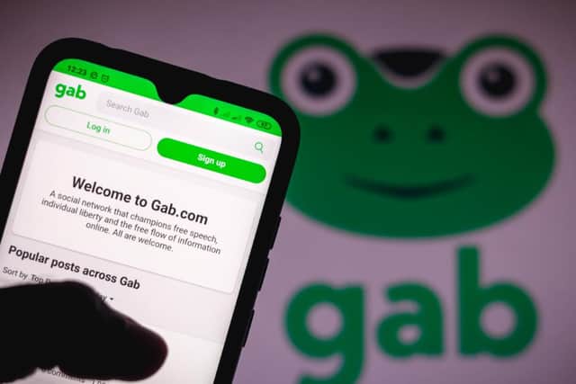 Conservative and far-right accounts are turning to alternative 'free speech' platforms like Gab (Shutterstock)