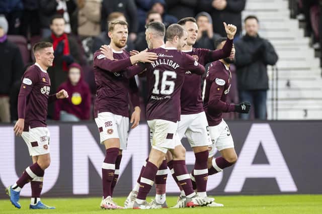 Hearts are now a point off third place after the 3-1 win over Kilmarnock,