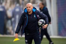 Head coach Gregor Townsend during Scotland training at Oriam. (Photo by Paul Devlin / SNS Group)