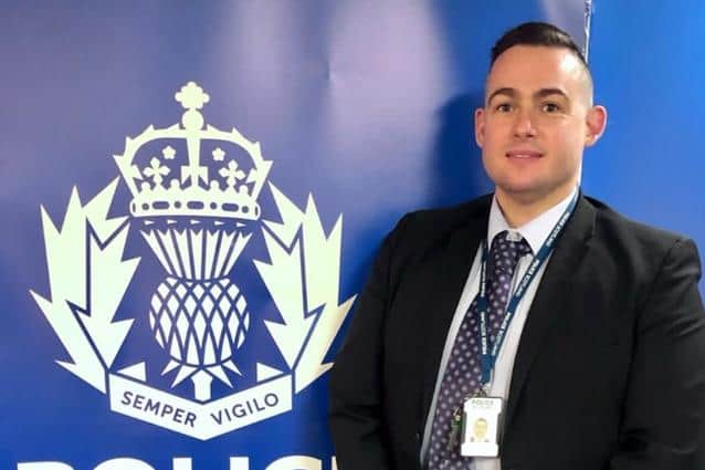 Detective Constable Ross French, of the Non-recent Child Abuse Investigation Unit based in Glenrothes.