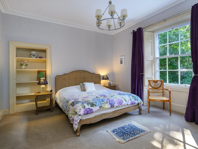 A look inside one of the five bedrooms