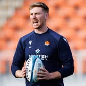 Ben Healy during an Edinburgh Rugby training session at the Hive Stadium. (Photo by Ross Parker / SNS Group)