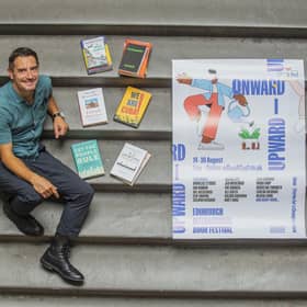 Director Nick Barley launched the book festival's programme at its new home at Edinburgh College of Art. Picture: Lisa Ferguson