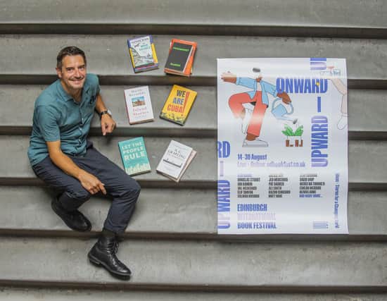 Director Nick Barley launched the book festival's programme at its new home at Edinburgh College of Art. Picture: Lisa Ferguson