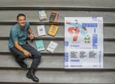 Director Nick Barley launched the book festival's programme at its new home at Edinburgh College of Art. Picture: Lisa Ferguson