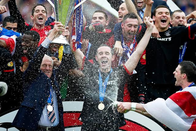 Rangers' last top-flight title win was back in 2011. Picture: SNS