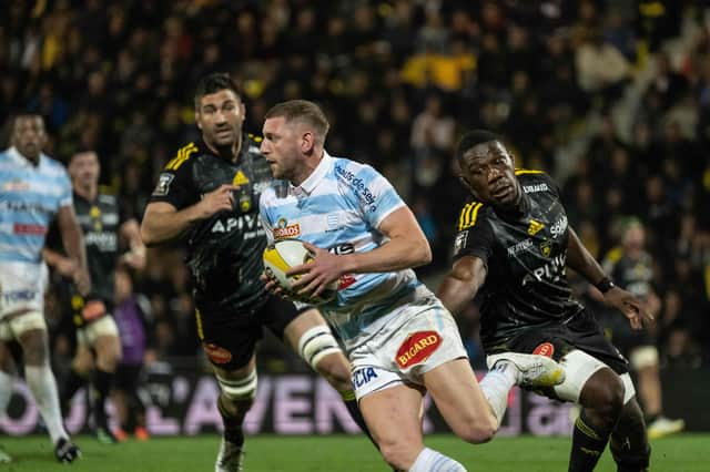 Racing 92's Finn Russell has been linked with a move to Japan. (Photo by XAVIER LEOTY/AFP via Getty Images)