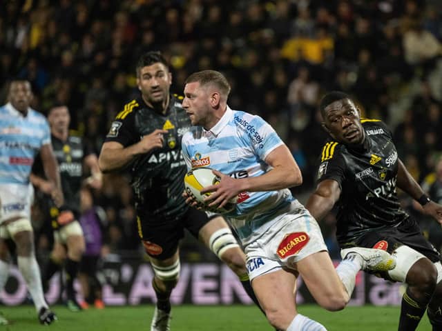 Racing 92's Finn Russell has been linked with a move to Japan. (Photo by XAVIER LEOTY/AFP via Getty Images)