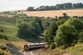 A train on the line at Borthwick. Picture: Andy O'Brien/JPIMedia