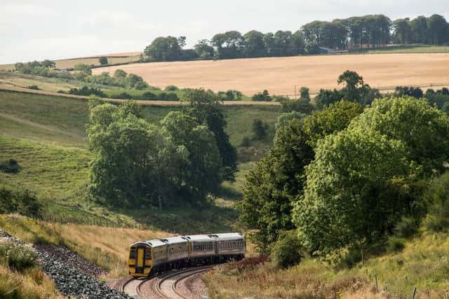 A train on the line at Borthwick. Picture: Andy O'Brien/JPIMedia