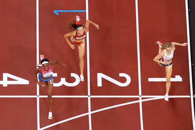 Pipped for the bronze medal by America's Raevyn Rogers