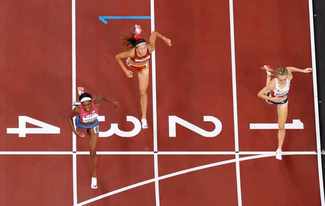 Pipped for the bronze medal by America's Raevyn Rogers