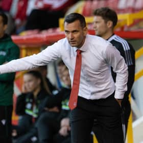 Aberdeen manager Stephen Glass takes his team to Kirkcaldy in the Premier Sports Cup.