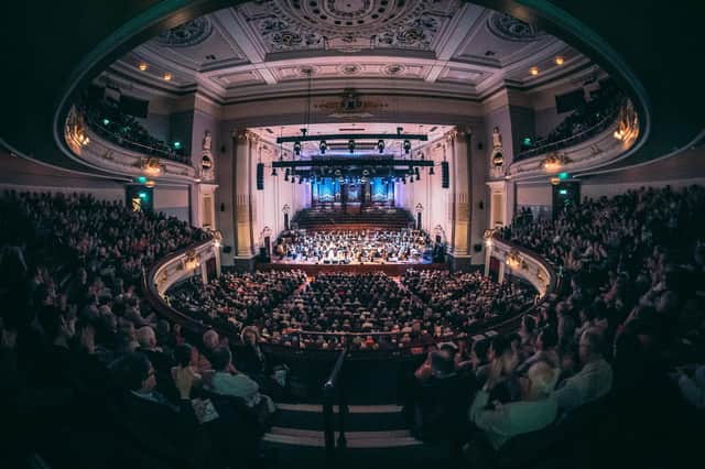 A full house at the Usher Hall in Edinburgh.