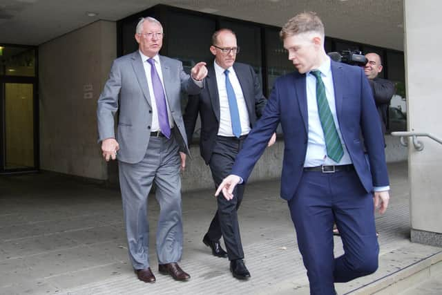 Former Manchester United manager Sir Alex Ferguson at Manchester Crown Court where his former player Ryan Giggs is on trial accused of controlling and coercive behaviour against ex-girlfriend Kate Greville between August 2017 and November 2020. Picture: Peter Byrne/PA Wire