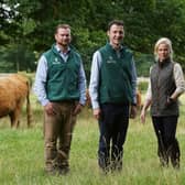 Left to right: Fergus Thomson, Hugh Rettie and Lucy Murray of Edinburgh-headquartered Rettie & Co. Picture by Stewart Attwood