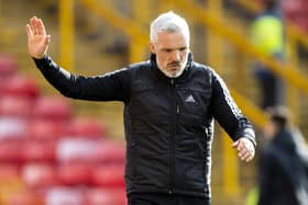 Aberdeen manager Jim Goodwin took responsibility for the club missing out on the top six.