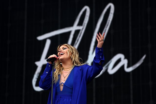 Ella Henderson performs on the main stage  (Photo by Jeff J Mitchell/Getty Images)