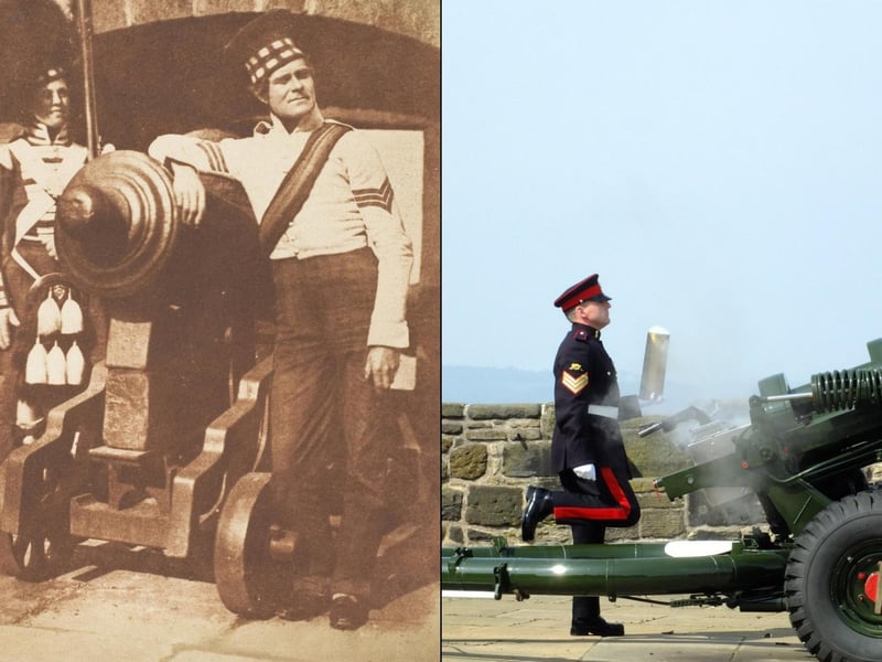 Edinburgh's famous "One o'clock gun" - which is the cannon being fired daily at 1 in the afternoon - is a tradition that dates back to 1861. It served as a time signal to ship captains so they could set their chronometers at Leith Harbour, 2 miles away.