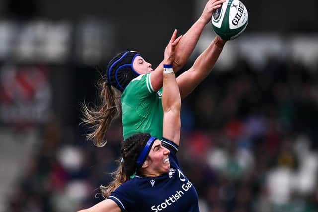 Scotland women's rugby player, Emma Wassell.
