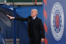 Rangers boss Malky Thomson and his side will face Benfica in order to qualify for the Champions League group stages. (Photo by Ian MacNicol/Getty Images)