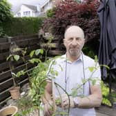 Ken in his garden