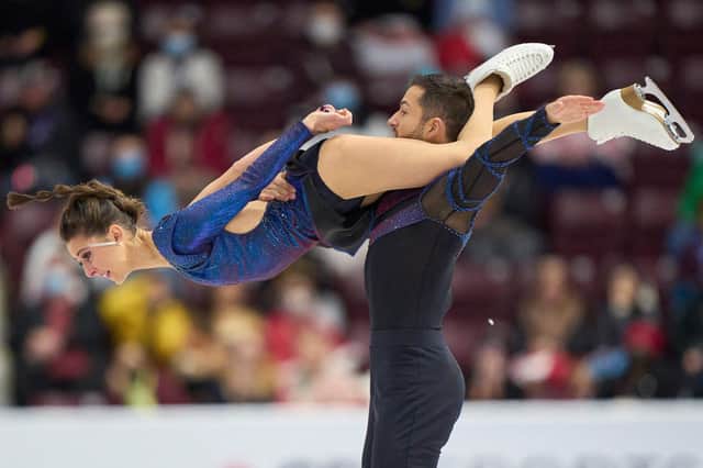 Lilah Fear and Lewis Gibson finished fourth in the World Figure Skating Championships in Japan.