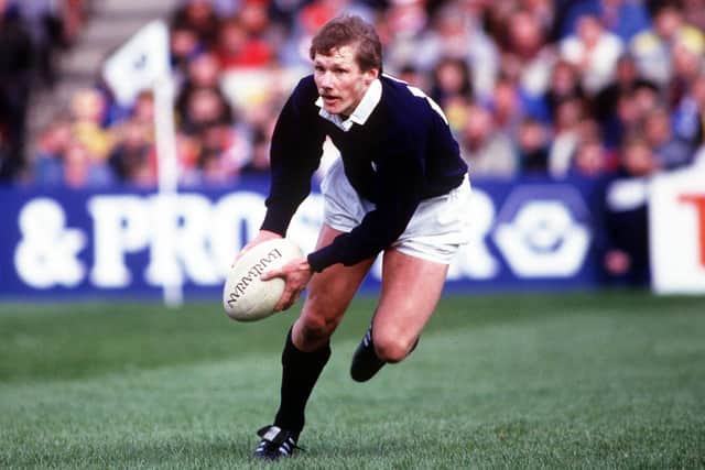 Scotland great John Rutherford was involved with Mull Rugby Club from the very beginnings. Photo by Colorsport/Shutterstock